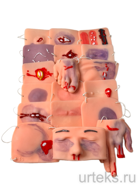 Имитаторы ранений и поражений для манекена